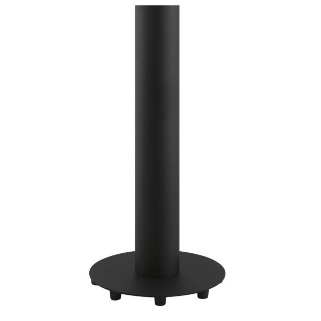 1 light Barbotto Floor Lamp Matte Black silver Eglo