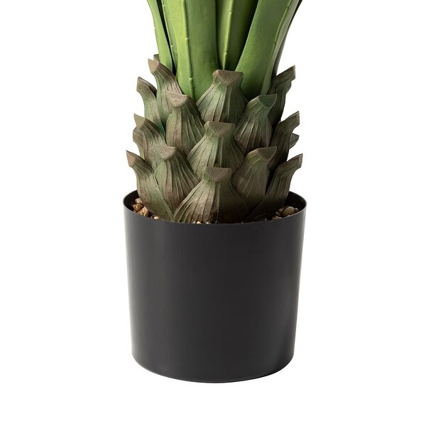 Glitzhome 39H Potted Artificial Spiked Agave Tree With Real Touch