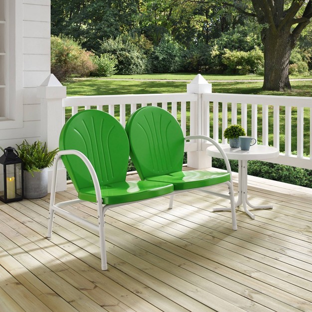 Griffith 2pc Outdoor Conversation Set Kelly Green Crosley