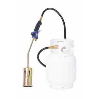 Flame King 320000 BTU Propane Torch Steel Nozzle with Turbo Blast Trigger and Flow Valve YSN320K