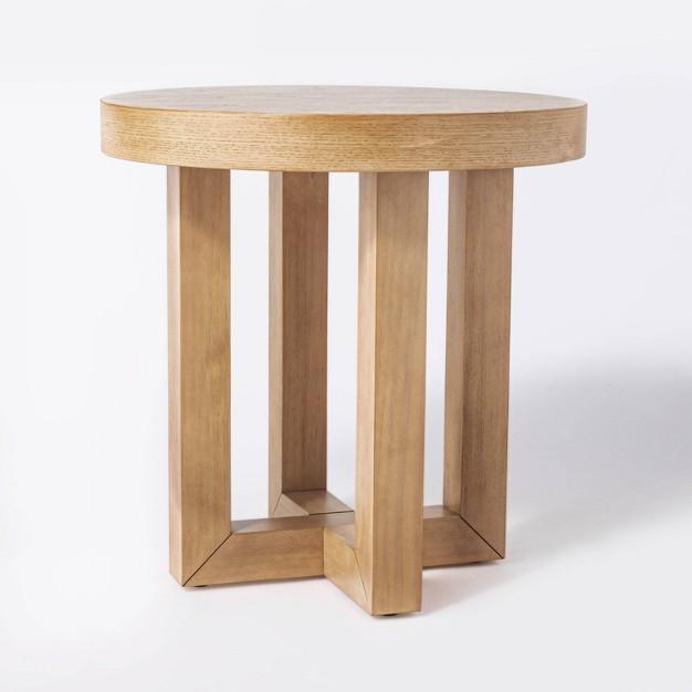 Rose Park Round Wood End Table Designed With Studio Mcgee