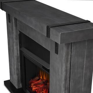 Real Flame Aspen 49 in. Freestanding Electric Fireplace TV Stand in Gray Barnwood 9220E-GBW