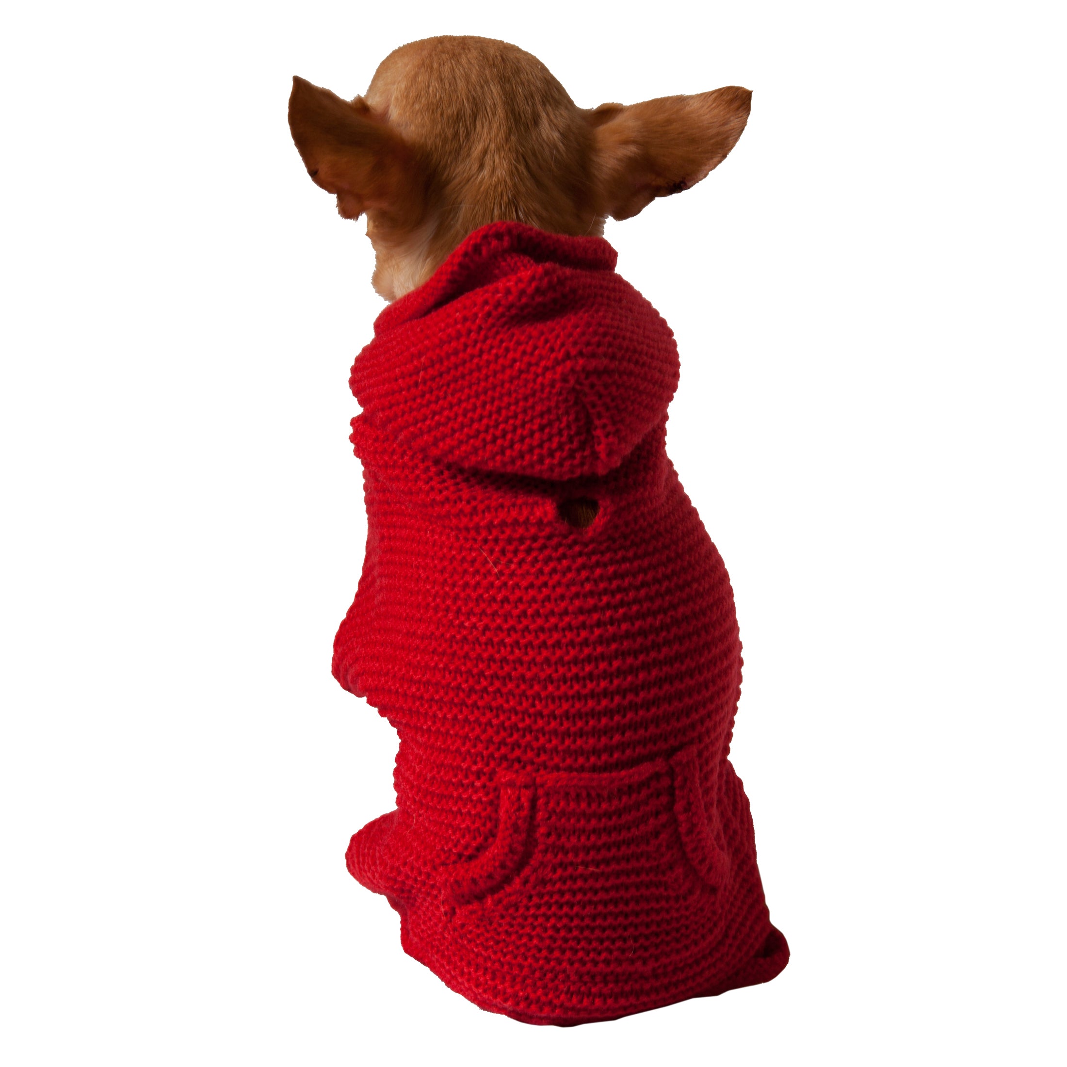 Vibrant Life Holiday Red Hoodie W Pkt Dog Sweater and Cat Sweater