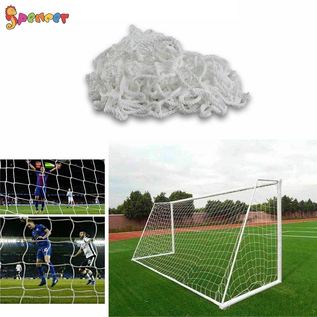 Spencer 7.8 X 5.9ft Portable Football Soccer Goal Post Net Outdoor Sports Football Training Kickback Soccer Net for Kids (Net Only)