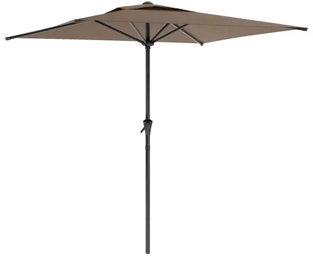 Sandy Brown Square Patio Umbrella