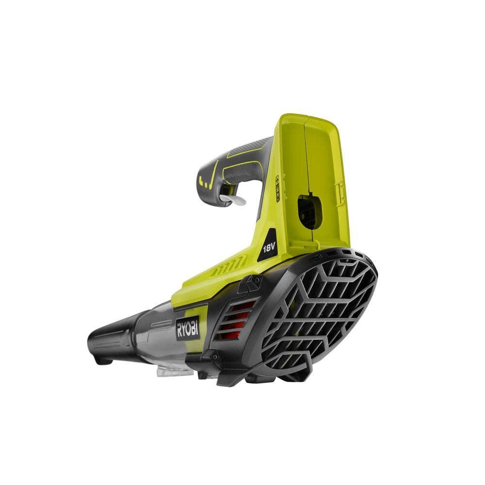 RYOBI ONE 18V 100 MPH 280 CFM Cordless Battery VariableSpeed Jet Fan Leaf Blower