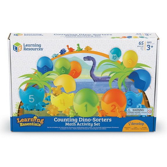 Learning Resources LER1768 Counting Dino Sorters M...