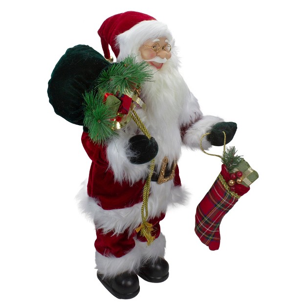 Northlight 2 x27 Standing Santa Christmas Figure With Presents