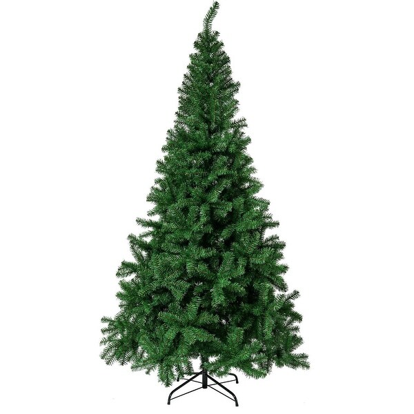 7.5 FT Premium Artificial Christmas Tree 1400 Tips Full Tree Easy to Assemble with Christmas Tree Stand (7.5ft)