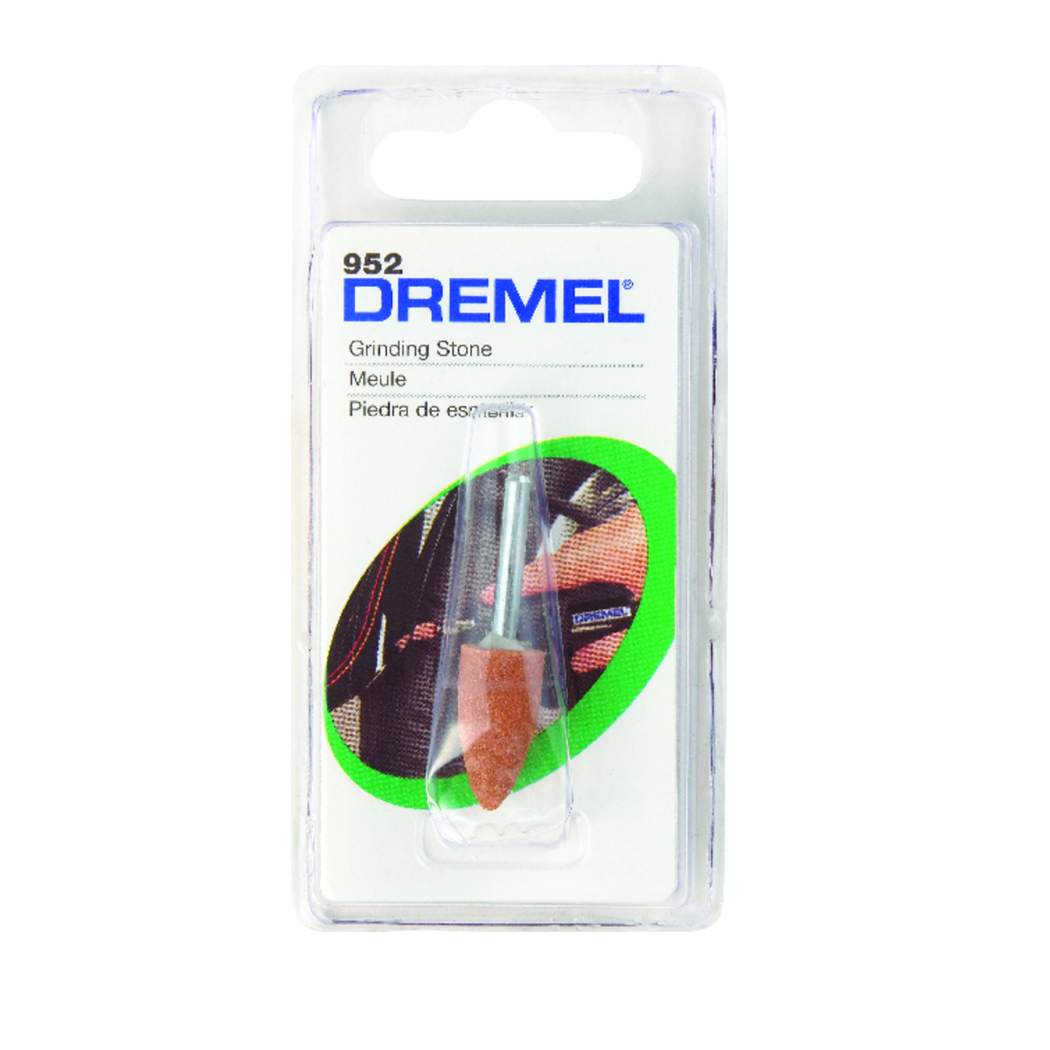 Dremel 3/8 in. X 1-1/2 in. L Aluminum Oxide Grinding Stone 1 pk