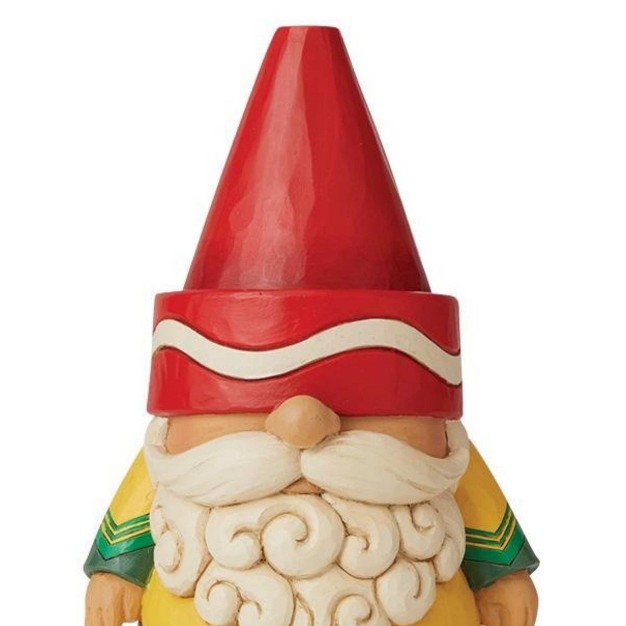 Jim Shore Shades Of Creativity 1 Figure 5 25 Inches Crayola Gnome Christmas 6009135 Polyresin Multicolored