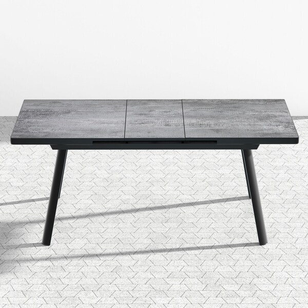 Extendable Aluminum Dining Table