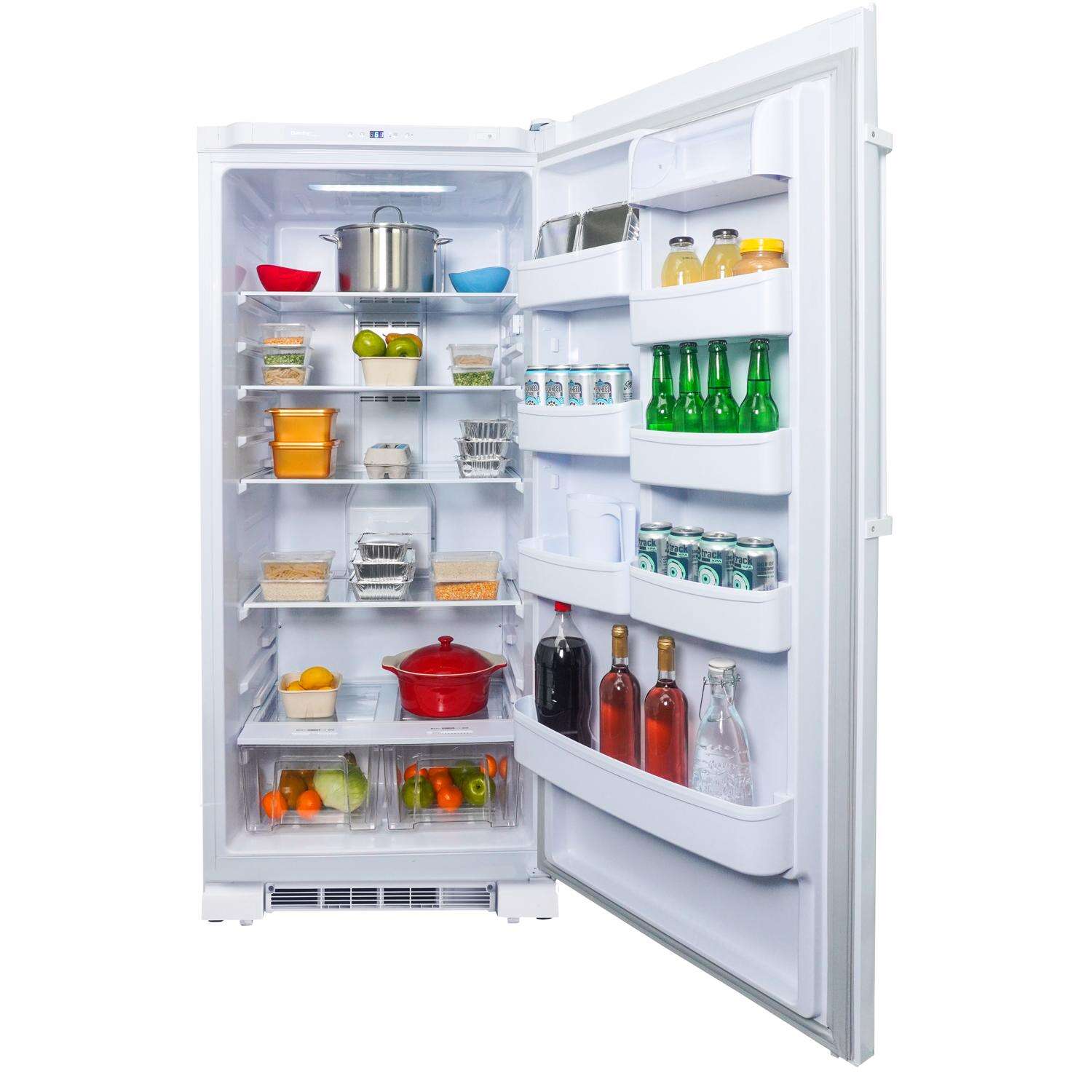 Danby 17 ft White Stainless Steel Refrigerator 180 W