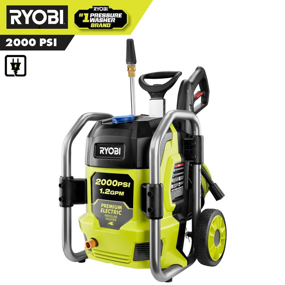 RYOBI 2000 PSI 1.2 GPM Cold Water Corded Electric Pressure Washer RY142022💝 Last Day For Clearance