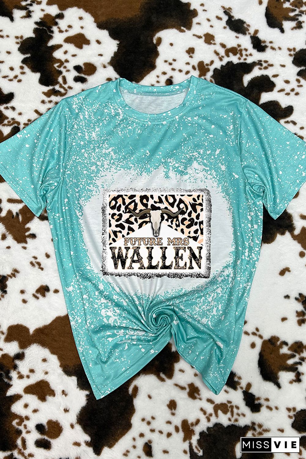 Retro Wallen Bull Skull Graphic Tee