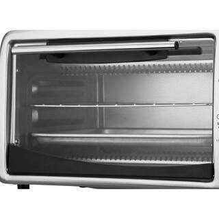 Brentwood Appliances 700 W Silver 4-Slice Toaster Oven and Broiler TS-345B