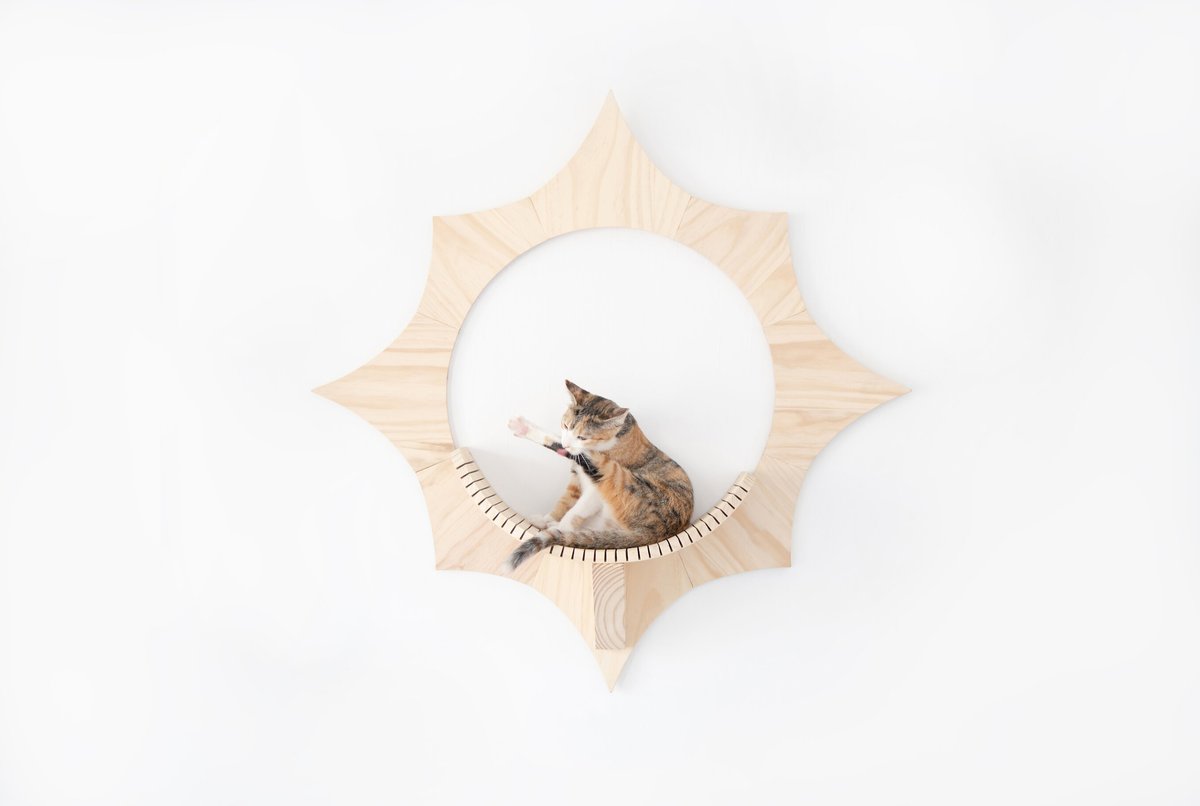 MyZoo Solar Wall Mounted Cat Shelf