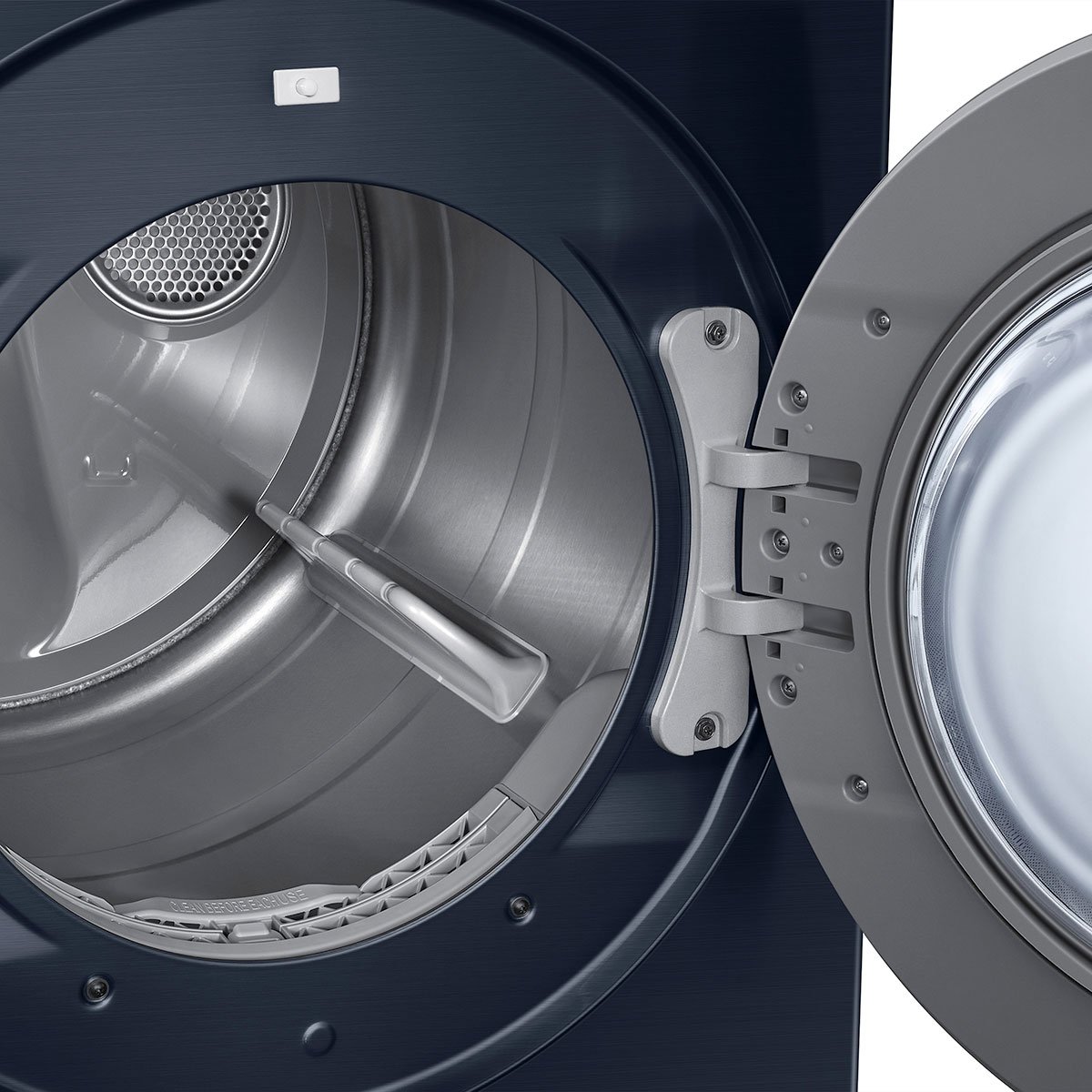  Bespoke 7.6 Cu. Ft. Brushed Navy Ultra Capacity Gas Dryer With AI Optimal Dry And Super Speed Dry