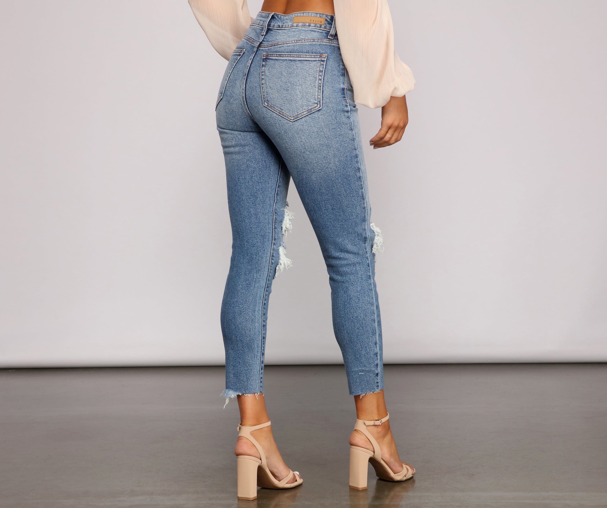 Stylish Staple High Rise Skinny Jeans