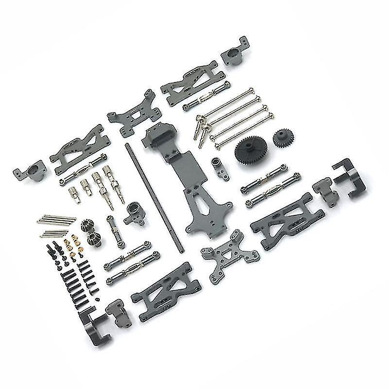 For 144001 144002 144010 1/14 Rc Car Metal Upgrade Parts Kit Drive Shaft Swing Arm Modification Acc