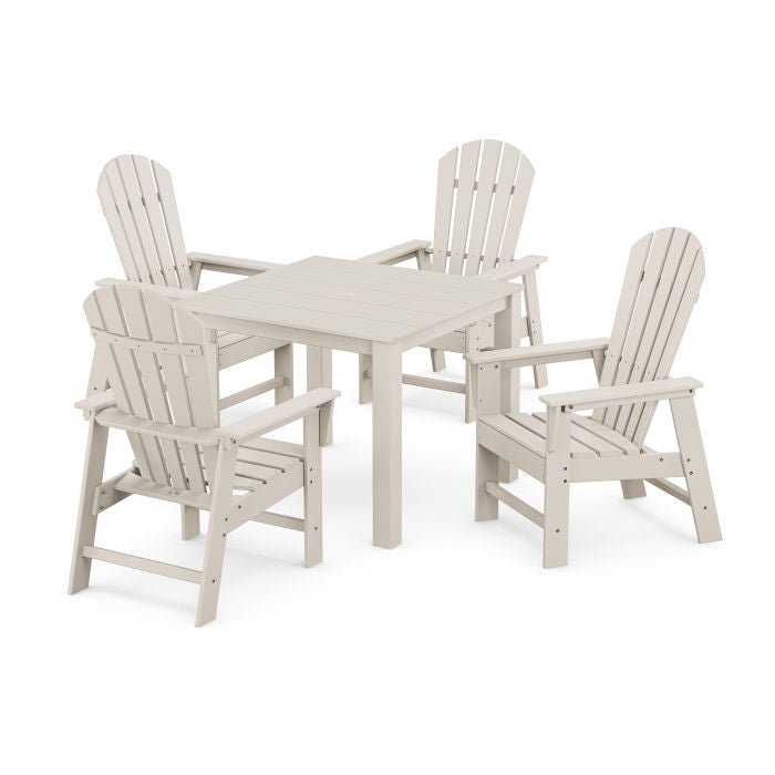 Polywood South Beach Coast 5-Piece Parsons Dining Set PWS2316-1