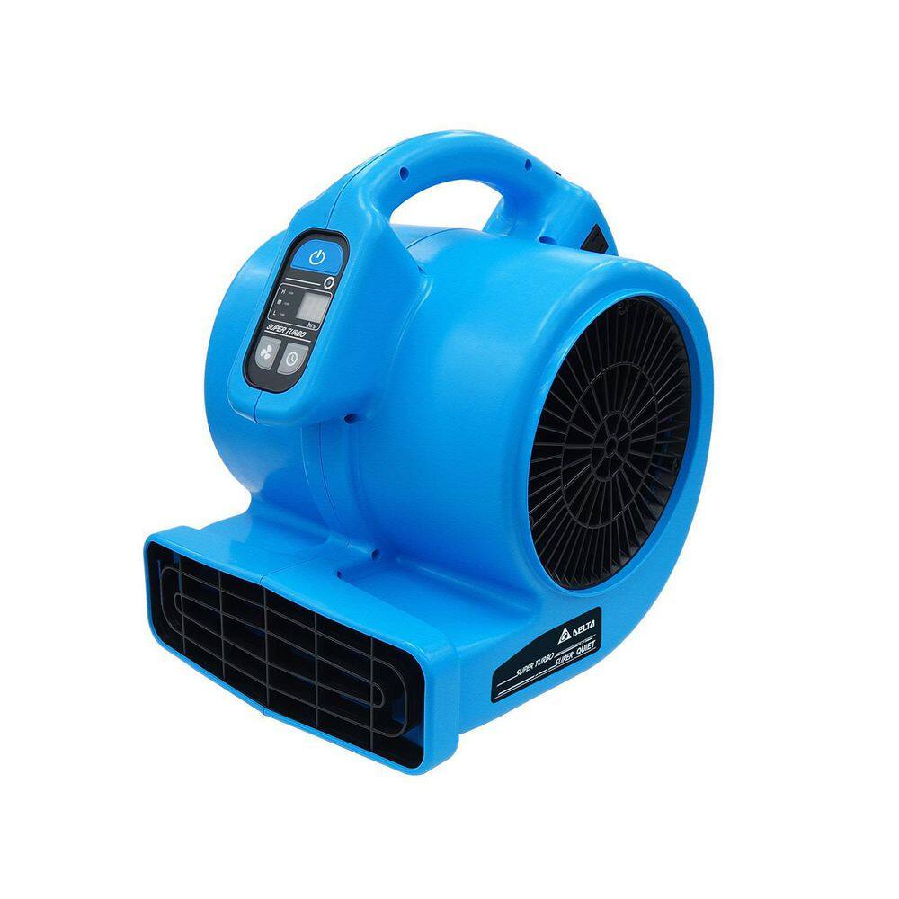 Delta Breez 1200 CFM 8.5 in. 3-Speed Blower Fan in Blue 55 dBA 8 Hour Timer 8-Unit Daisy Chain VCBAMR1200