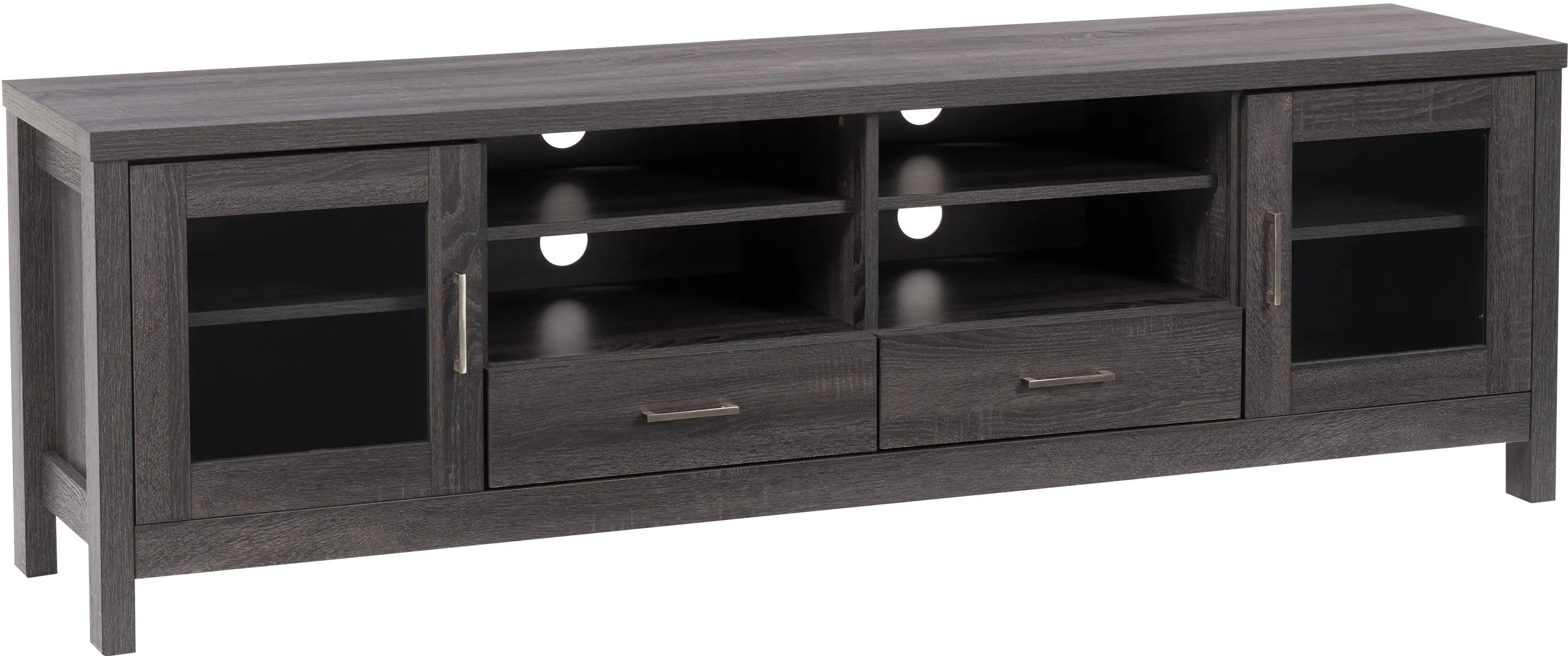 Hollywood Contemporary 71 Dark Grey TV Cabinet