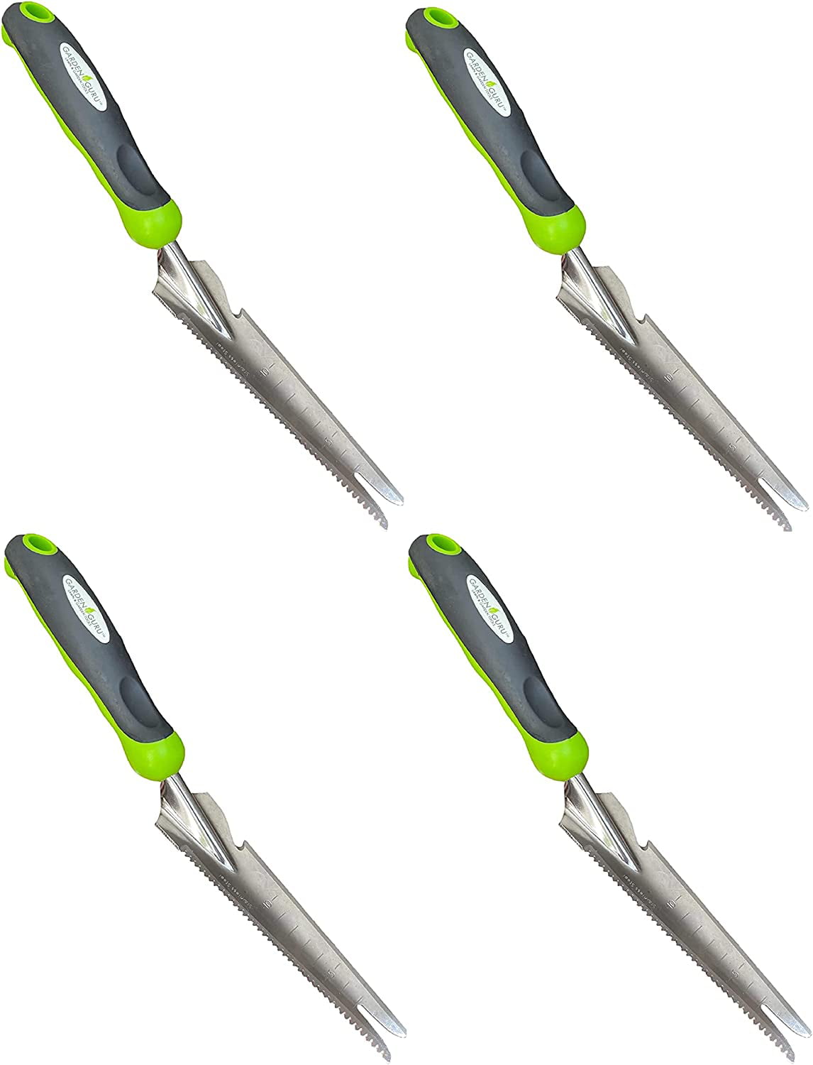 Garden Guru Hand Weeder Trowel, Durable, Rust-Resistant and Ergonomic for All Your Gardening Needs, Garden Tools (4 Pack)