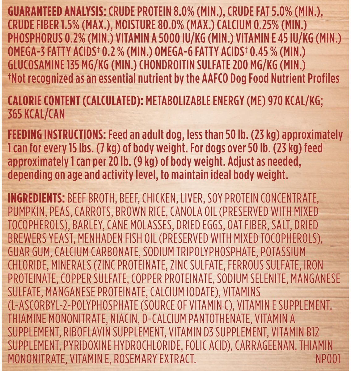 Rachael Ray Nutrish Chunks in Gravy Real Beef and Veggies Dog Wet Food， 13-oz can， 12 count