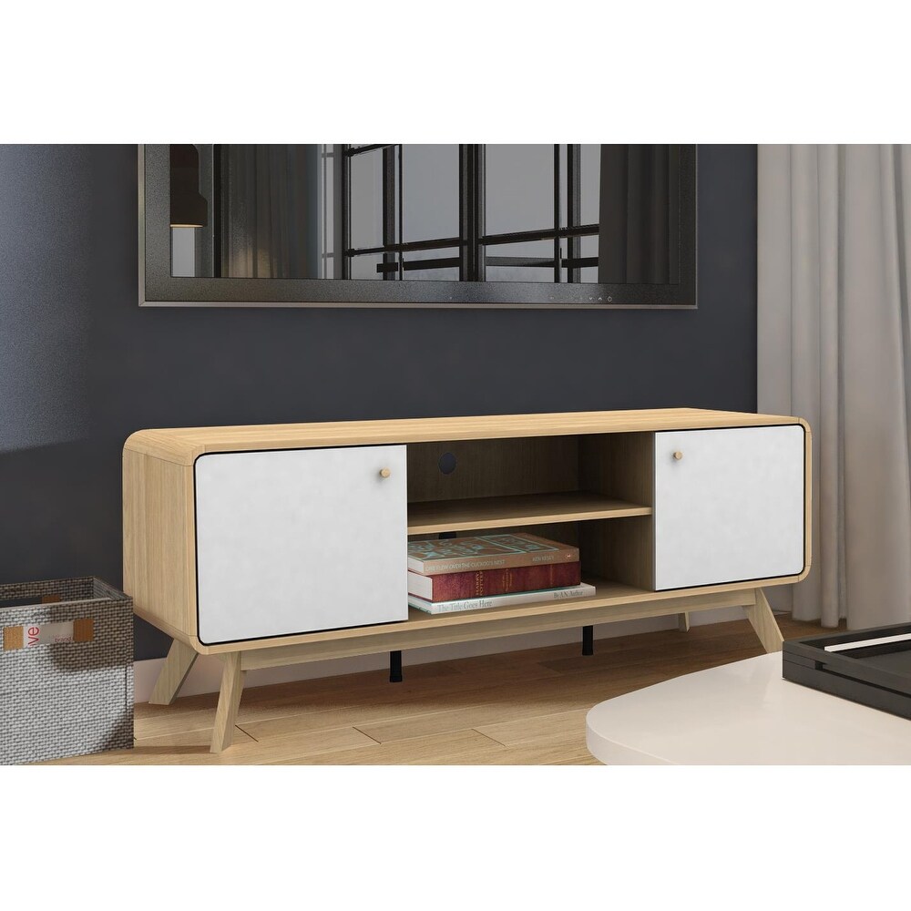 Ren Home Leva Media Console TV Stand with Storage