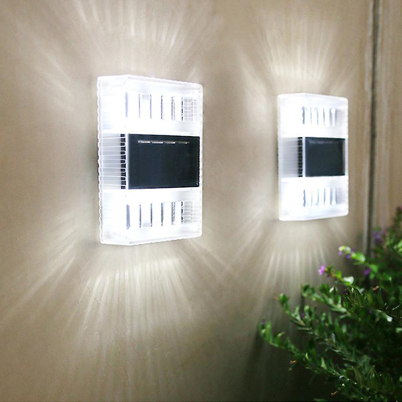 Solar Led Lamp Outdoor Waterproof Wall Lamp For Balcony Pavilion Doorway Step Light Home Garden Decoration Solar Led Lamps