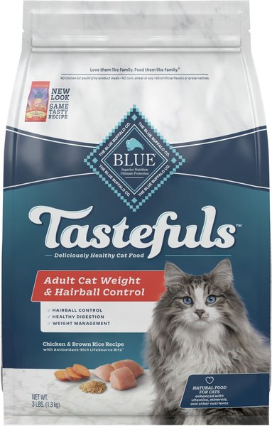 Blue Buffalo Indoor Hairball and Weight Control Chicken and Brown Rice Recipe Adult Dry Cat Food