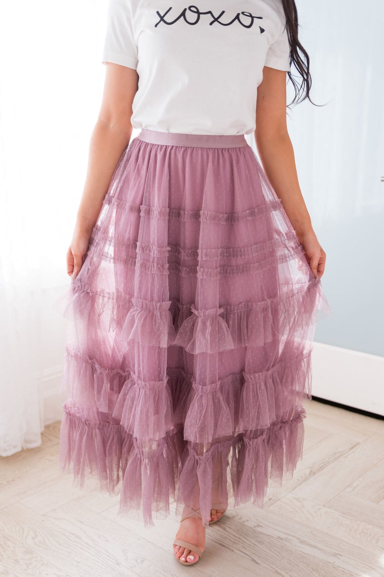 It's All About The Frill Modest Tulle Skirt