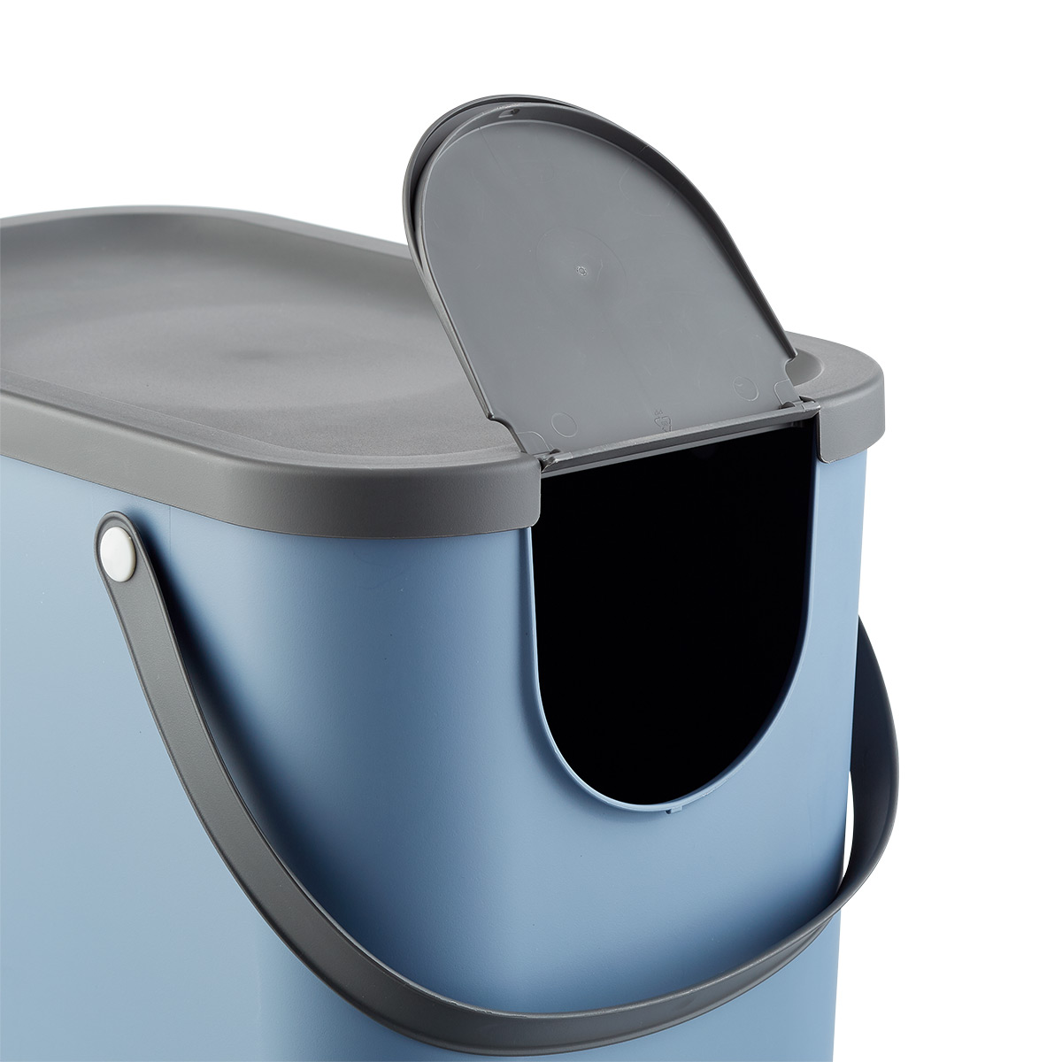 Stacking 66 gal Recycling Bin with Lid