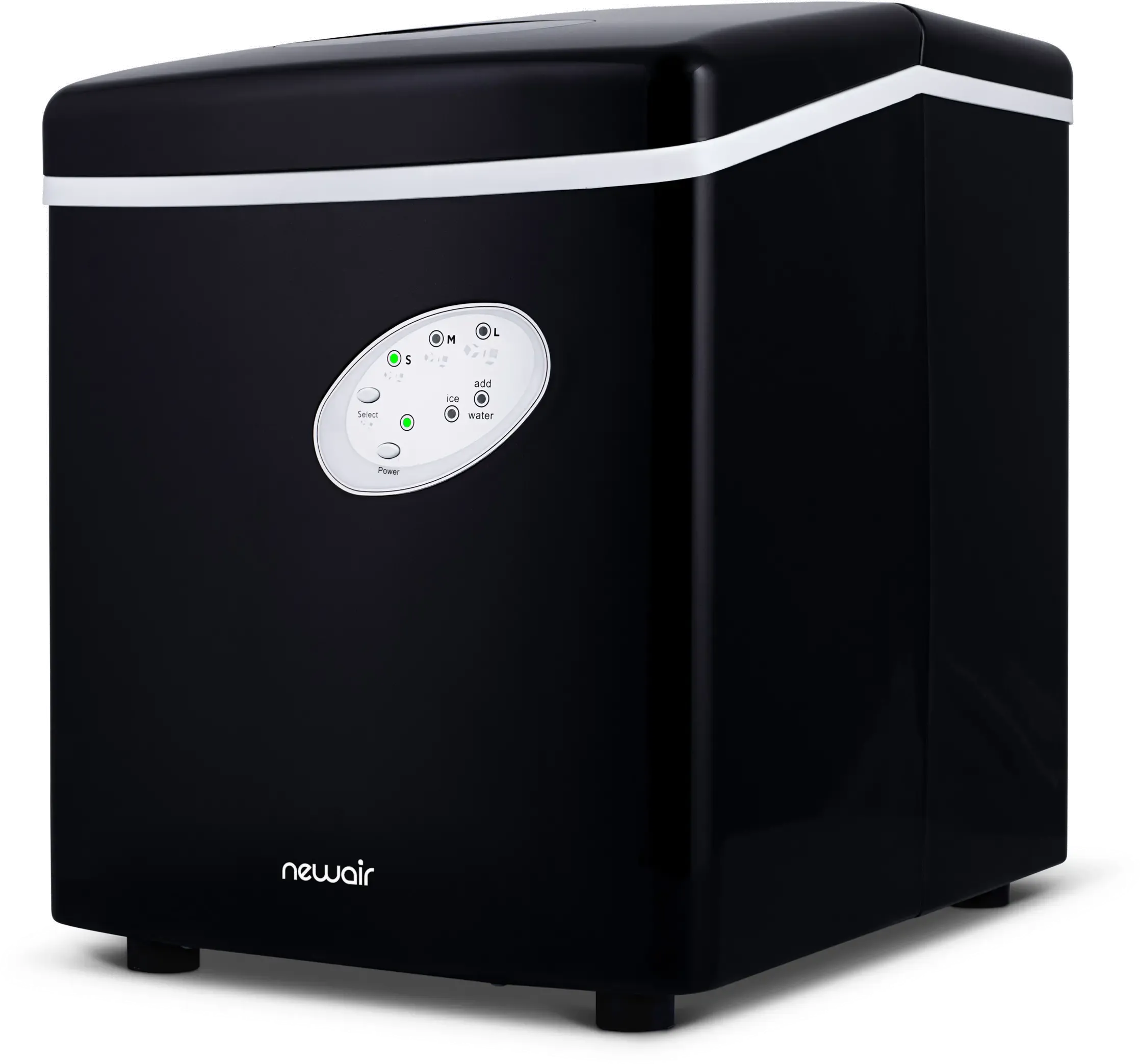 New Air Ai-100 28 lb Portable Ice Maker - Black