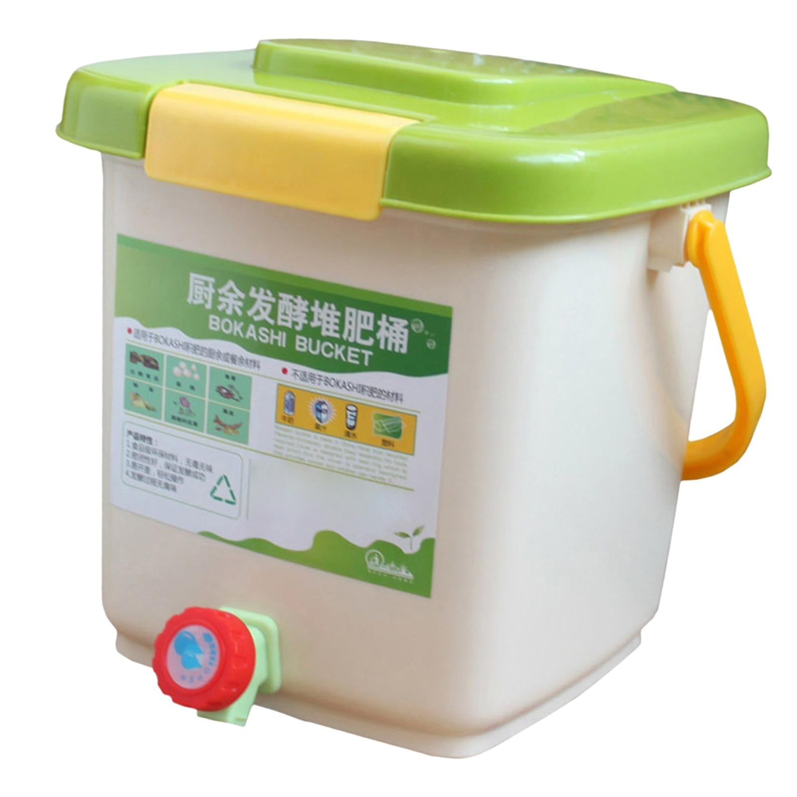 12L Indoor Compost Bin,Household Compost Box with Lid Container,Fermentation Tank,Kitchen Waste Compost Bucket for Food Waste