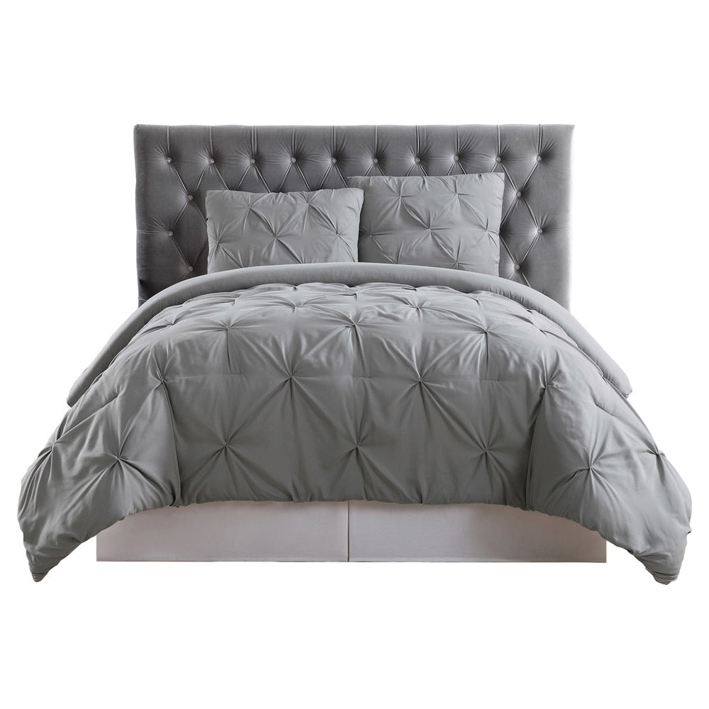 Truly Soft Pleated Microfiber Comforter Set