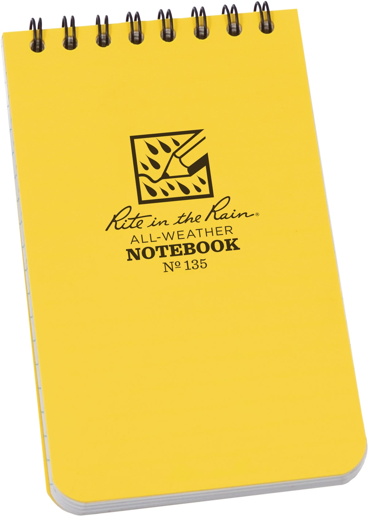 Rite in the Rain All-Weather Memo Pad 3 In. W. X 5 In. H. Yellow