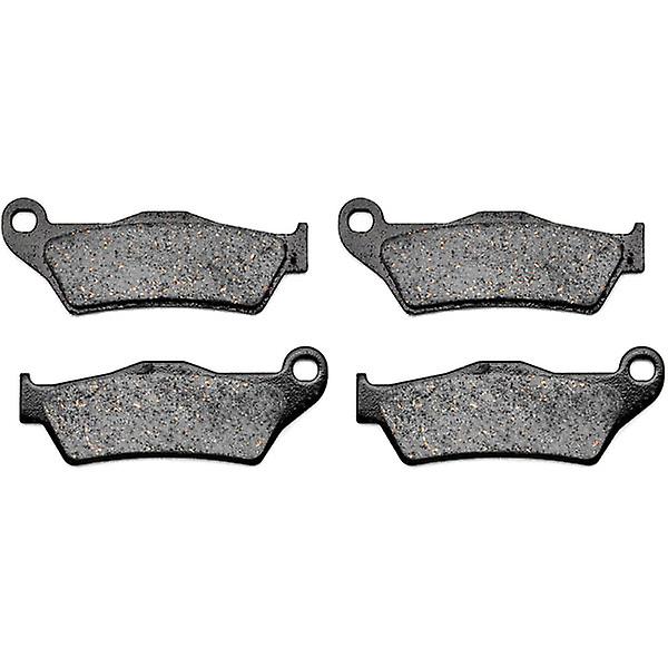 Front Brake Pads Compatible with 2005-2009 Piaggio X9 500 Evolution - Non-Metallic Organic NAO Brake Pads Set