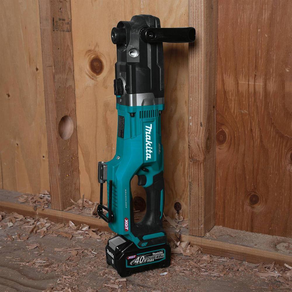 Makita 40V max XGT Brushless Cordless 716 in. Hex Right Angle Drill Kit (4.0Ah) GAD02M1