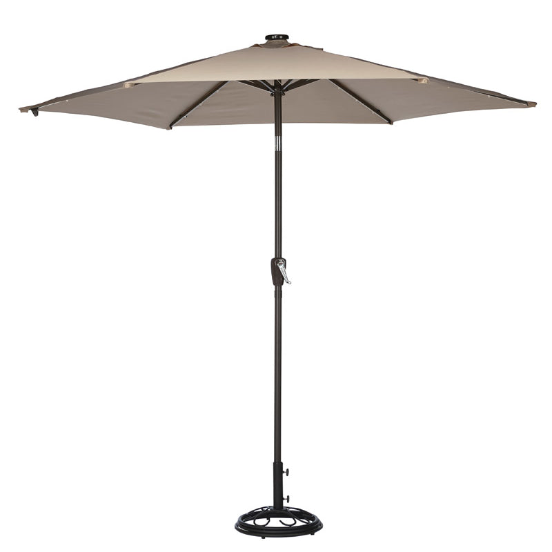 SOLAR UMBRELLA 9' TAUPE