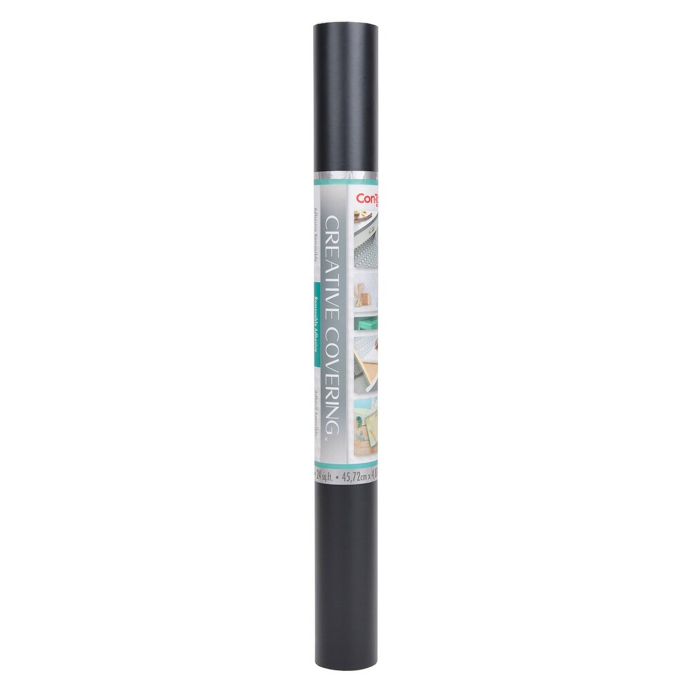Con Tact Brand Creative Covering Adhesive Covering  Black  18\