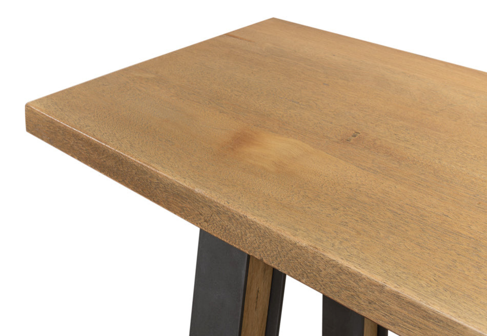 Missone Console Table Ship Wood Reclaimed   Industrial   Console Tables   by Sideboards and Things  Houzz