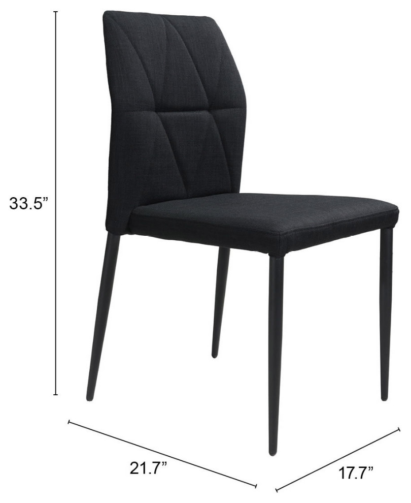 Revolution Dining Chair  Set of 2   Midcentury   Dining Chairs   by Zuo Modern Contemporary  Houzz