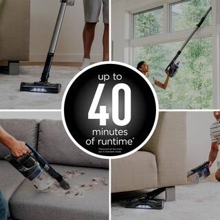 Shark Pet Bagless Cordless Stick Vacuum with XL Dust Cup LED Headlights Removable Handheld 40min Runtime in Gray - IX141 IX141