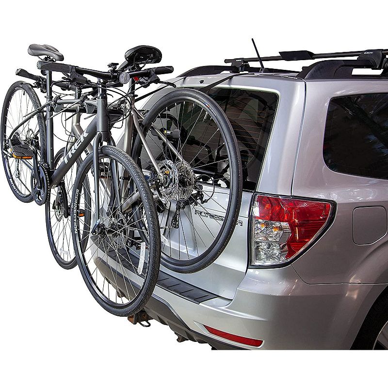 Saris Guardian Car and SUV's Trunk Bike Rack， Bike Cargo Rack， 2 Bikes - Black