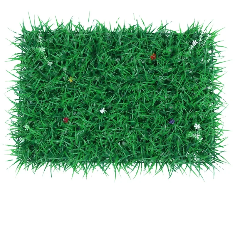 Factory Supply Artificial Green Plant Artificial Turf Field Artificial Grass Wall For Garden Decoration