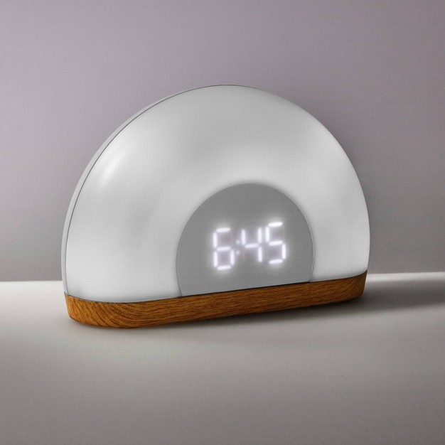 Wake Up Light Rise With Wood Kids x27 Nightlight