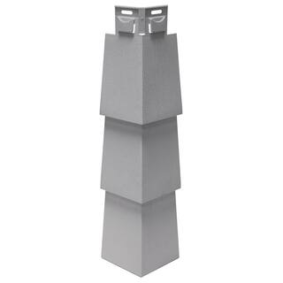 Novik NovikShake 16.6 in. x 47 in. NP Northern Perfection Polymer Siding in Heritage Gray (11 Panels Per Box 48.8 sq. ft.) 100185006