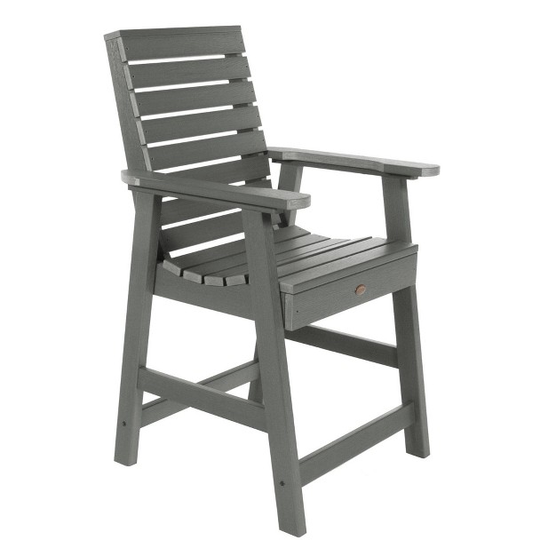 Weatherly Outdoor Counter Arm Chair Highwood